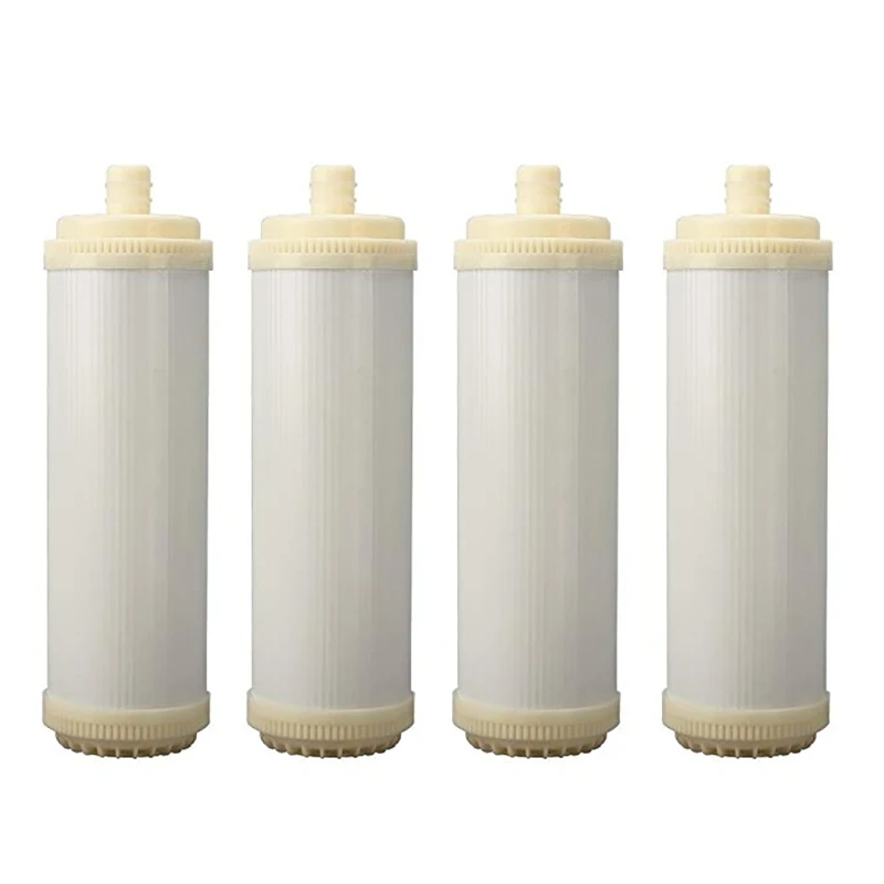 

4PCS Plug-In Type UF Hollow Fiber Filter 10 Inch Ultrafiltration Membrane Filter for Water Purifier Household Pre-Filtration