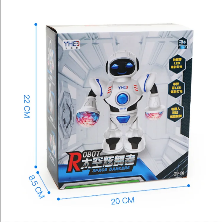 

Electric Space Robot CHILDREN'S Toy Colorful Light Music Dancing Robot Models Stall Hot Selling