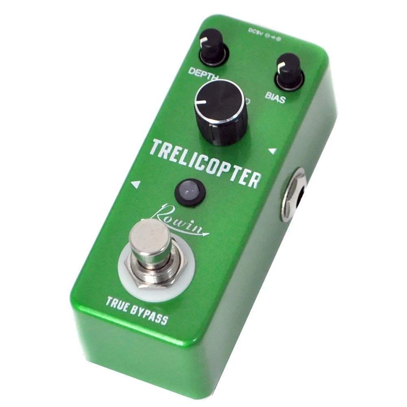 Rowin Tremolo гитарный эффект педали True Bypass корпус из алюминиевого сплава для электрогитары аксессуары для гитары