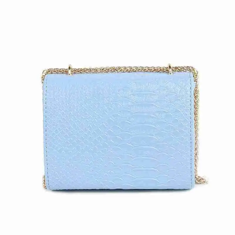 Messenger Bags Women Chains Shoulder Bag Snake Skin Luxury Handbags Women Bags Designer Female Totes Small Girls Bolsas