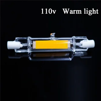 

R7S LED COB Bulb 78mm/118mm Lighting Halogen Double Ended Base 360-Degree Beam Angle For Work, Security, Landscape Lights