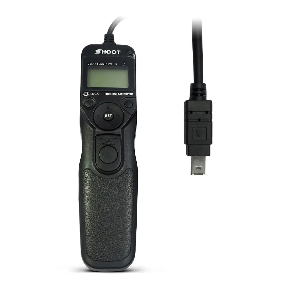 

TWISTER.CK MC-DC2 LCD Timer Remote Shutter for Z7 D750 D610 D7500 D7200 D5600 D3300 Digital SLR Camera