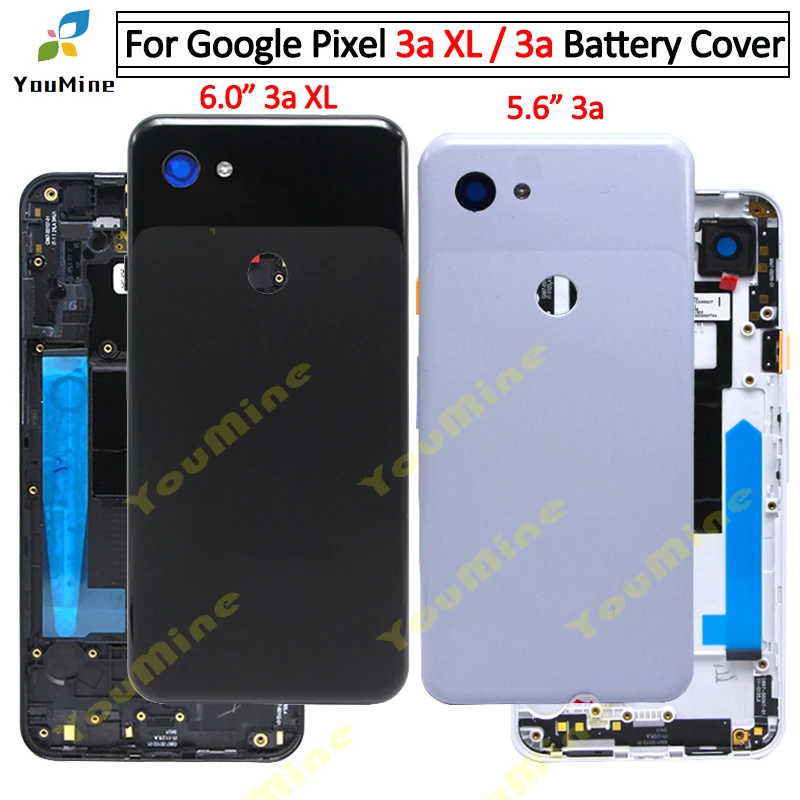 Задняя крышка батарейного отсека для Google Pixel 3a XL|Корпусы и рамки мобильных