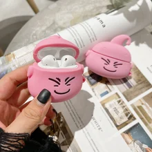 Чехол для наушников AirPods Pro Cartoon Dragon Ball Majin Buu для Apple AirPods 1 2 3 Bluetooth, мягкий силиконовый чехол с крючком