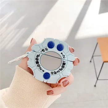 

New 3D Cartoon Digimon Monster Digivice Headphone Cases Soft Silicone Earphone Protection Cover Case For Apple Airpods Pro 3