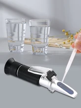  yieryi Handheld 0-80% Alcohol Refractometer for spirits Household liquor brewing refractometer Alcohol Concentration Detector 