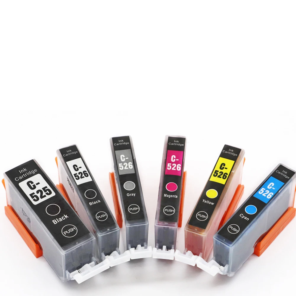 para Canon Pgi 525 Cli 526 Cartucho de Tinta para Canon Pixma Ip4850 Ip4950 Ix6550 Mg5150 Mg5250 Mg5350 Pgi525 Cli-526 Pgi525 - Imagem 6