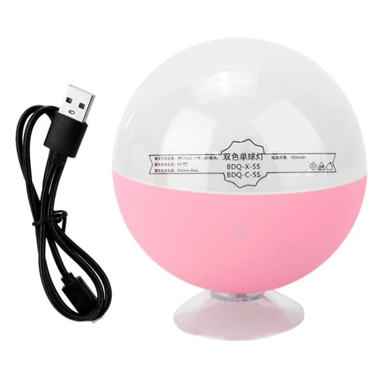 

Led Dimmable Suction Cup Night Light Bulbs Usb Charging contact Switch Makeup Mirror Lamp 5V 1.5W Led Night Light