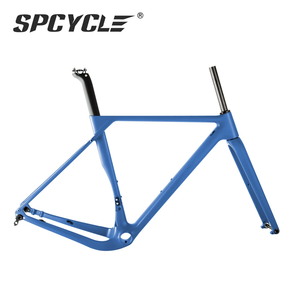 Аэродинамический дизайн велосипедная карбоновая рама Spcycle для гравия