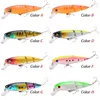 1PCS Jointed Fishing Lure 10.5CM 14G Floating Minnow Plastic Artificial Fishing wobbler Tools 3 Sections Lure ► Photo 2/6