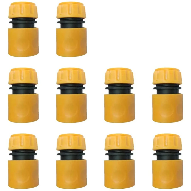 

HOT 10 Pieces 1/2 Inch Hose Quick Coupling Suitable Hose Connection Hose Garden Hose Connection