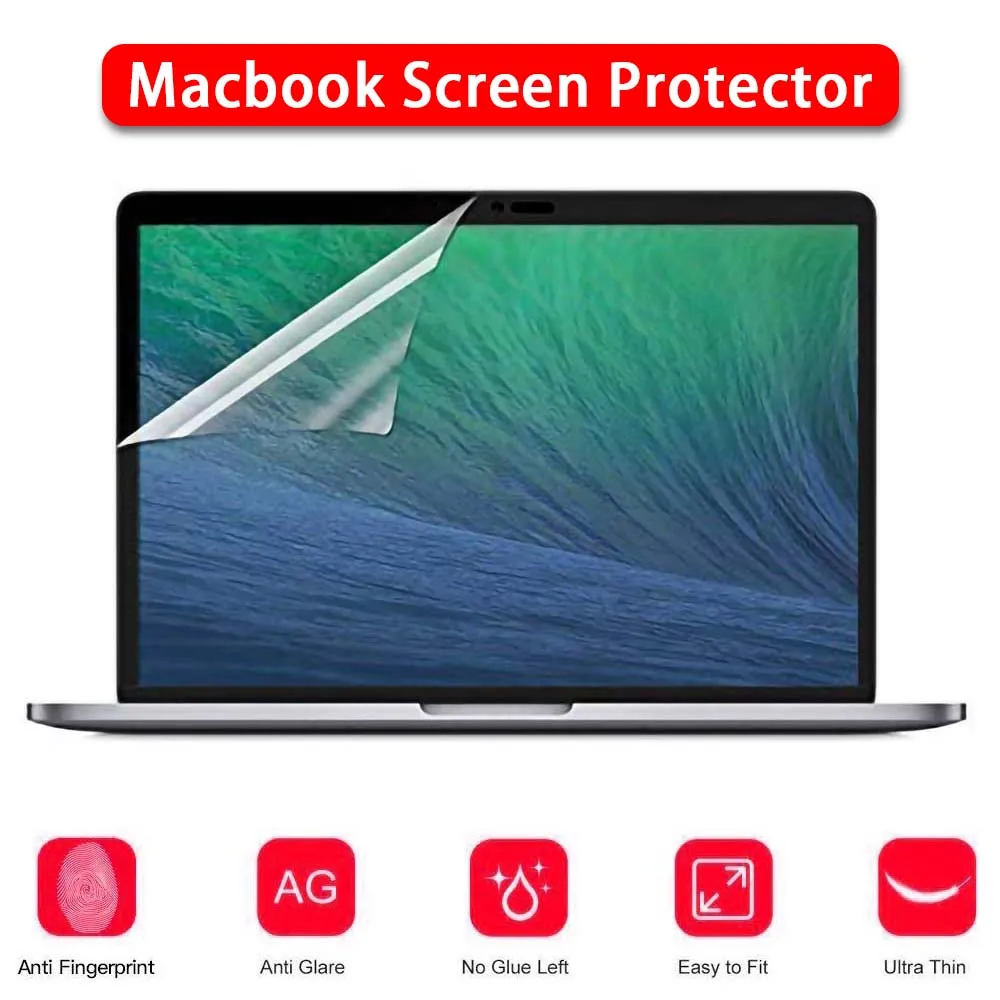 Protector de pantalla de ordenador portátil para Apple MacBook Pro 13 A2338 M1 2020 A2251 A2289 1708 A1706 A1989 A1932 película de pantalla de protección