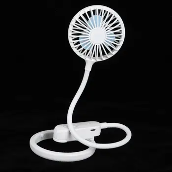

Mini USB Portable Fans Hands-free Neck Hanging Fan 2 Speed Adjustable Air Cooling Fan For Home Office Outdoor