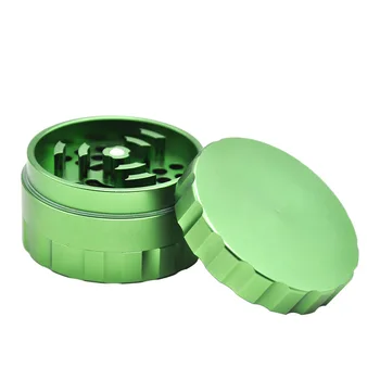 

Metal Herb Grinder Pollen Catcher Tobacco 63mm 3-layer Aluminum Herb Grinder with Sharp Diamond Teeth Patented Spice Crusher
