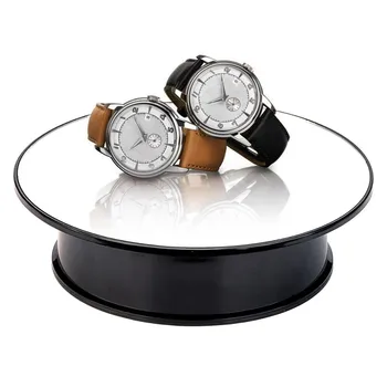 

20cm Electric Rotating Jewelry Display Stand Motorized Rotary Turntable Hand-made model Modeldisplay Stand Base Battery Powered