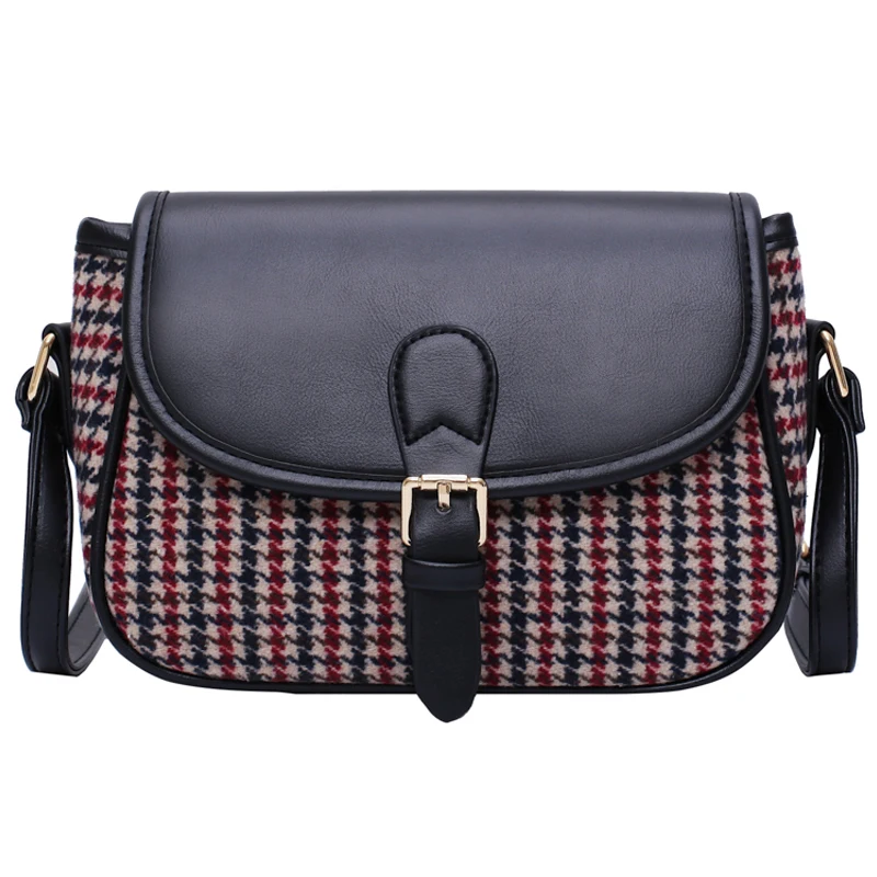 

iVog New Arrival Everyday Female Small Messenger Shoulder Handbag Black gg Fashion Hand Bags for Women 2019