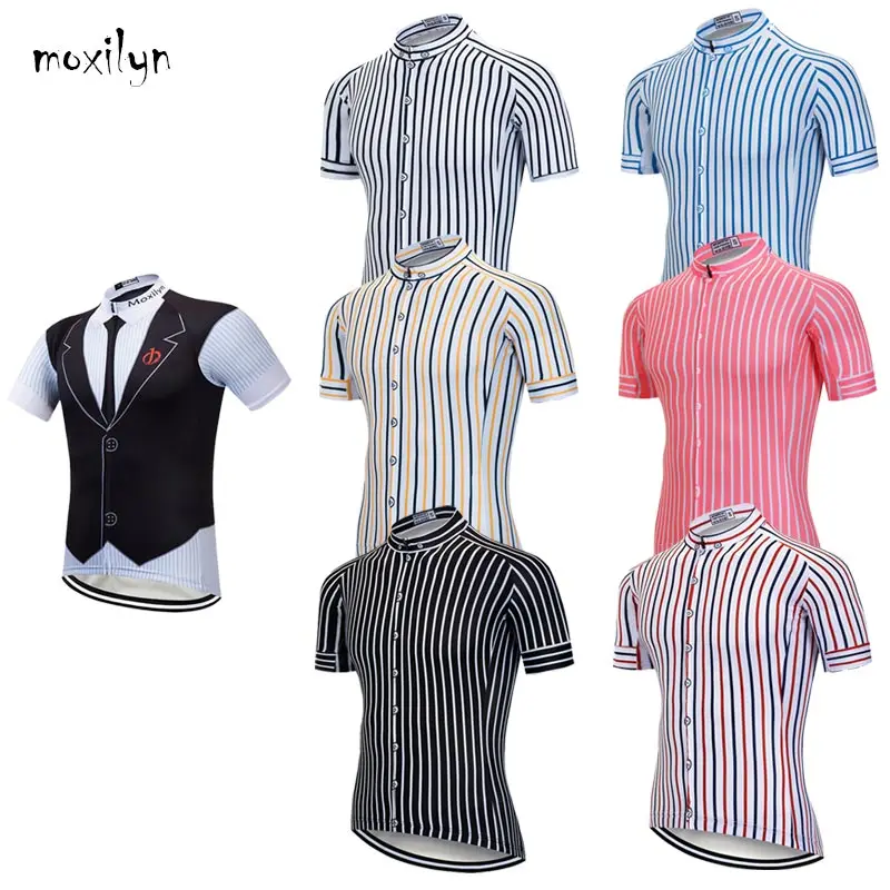 Set Ciclismo Uomo Maglia E Pantaloncini - Tessuto Traspirante, Cuscino Gel 9D, Asciugatura Rapida, Design Moderno