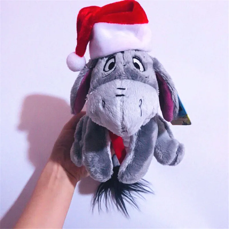 1 шт./лот 18 см Рождество Eeyore кошка кенгуру свинка Ослик Кролик Утка roo поросенок плюшевая кукла в подарок детские игрушки