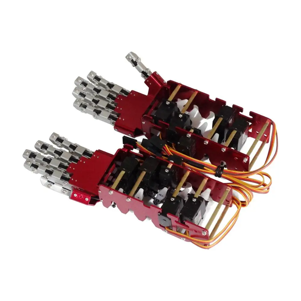 5DOF Humanoïdes cinq doigts Métal manipulateur bras main gauche avec servos pour robot 5DOF Humanoïdes cinq doigts Métal manipulateur bras main gauche avec servos pour robot