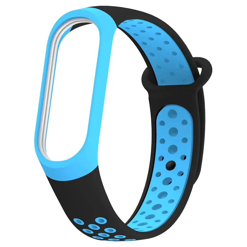 Mi Band 3 4 Мягкий силиконовый спортивный сменный мужской Т-образный ремешок для Miband 3 4 мужские браслеты умный Браслет ремешок на запястье