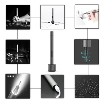 

For Wowstick 1F Pro Mini Electric Screwdriver Rechargeable Cordless Power Screw Driver Kit LED Light Lithium Battery Operated