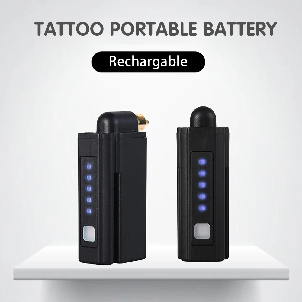 2021 HOT Tattoo Wireless Power for Tattoo Pen Mini Wireless Tattoo Power DC/RCA Interface Wireless Power For Tattoo Rotarykit 2021 trends 3 fold finger print lock diary promotional carger wireless power bank business notebook planner agenda journal