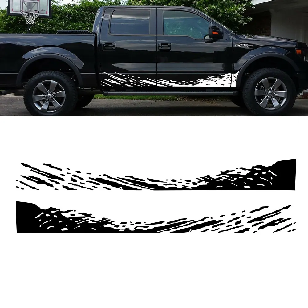 Decal Sticker Side Mud Splash for Ford F150 F-150 Fender Lift Kit Light Polish tu-803 | Автомобили и мотоциклы