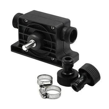 

Portable Pump Mini Electric Drill Drives Large Flow Pump with Two Connectors for Drill Chucks Light Liquids Transferring