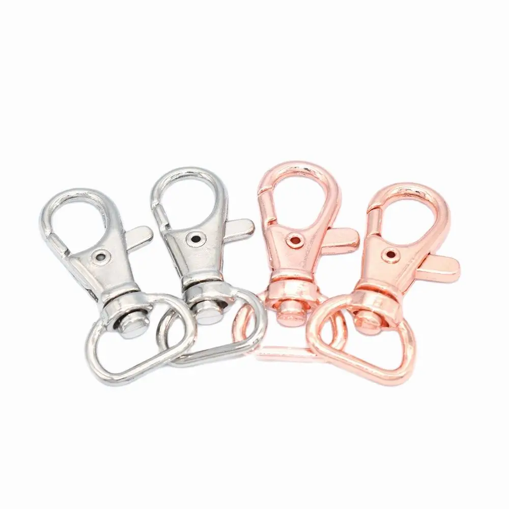 Swivel Clasps 3/4 D Ring Lobster Clasp Claw for Strap Push Gate Lanyard Swivel Snap Hook Clips(Assorted Color, 16 Pcs)