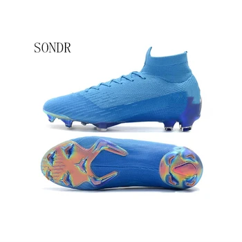 

Professional Training Durable Men's Training Ankle AG Sole Outdoor Cleats Football ShoesAnkle Men Football Boots Original Cleats
