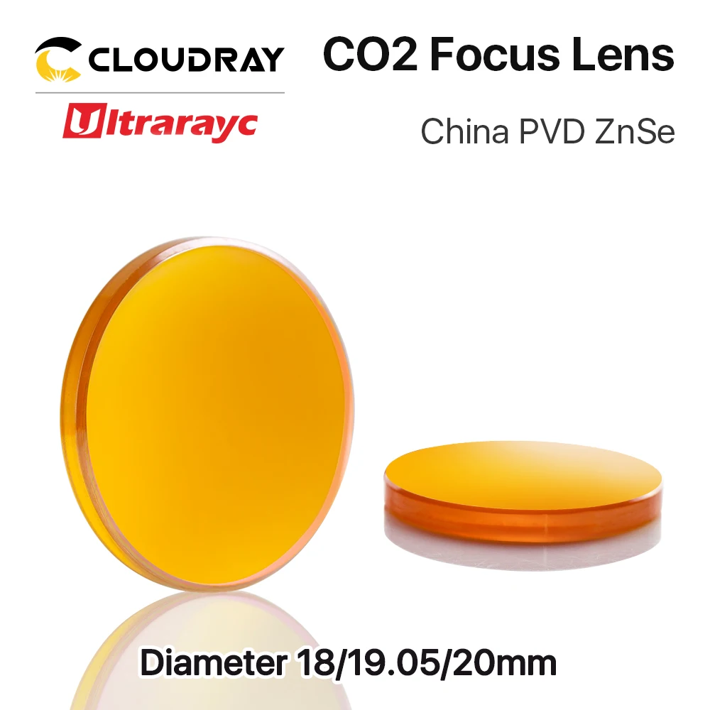 Ultrarayc Китай CO2 ZnSe фокус объектива диа. 18 19,05 20 мм FL38.1 50,8 63,5 101,6 127 мм 1,5-" для лазерной гравировки резки