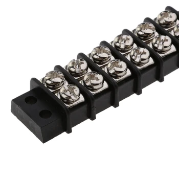 

8x 30A AMP DC 12V 6+10 Position Dual Row Terminal Strip Panel Block Bus Bar
