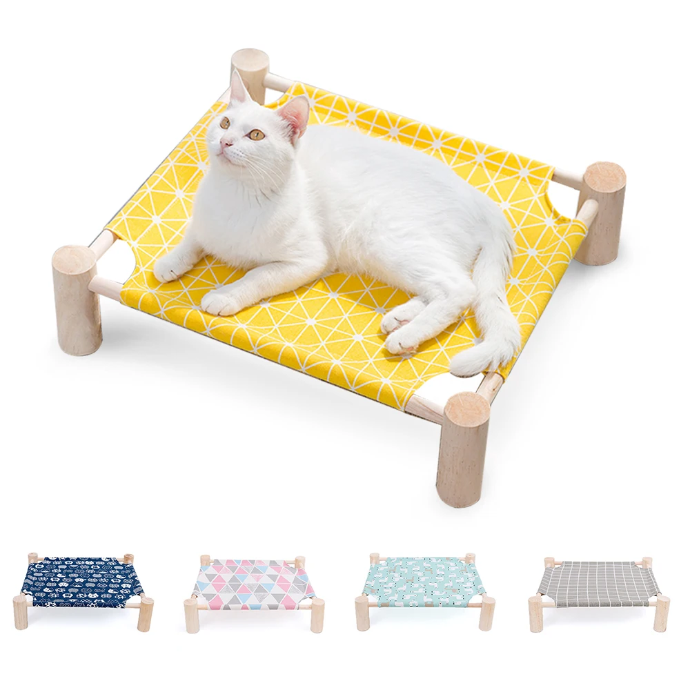 Cat Hammock Bed Breathable Pet House For Cats Rabbit Cottages Pet Sleeping Supplies For Dogs Puppy Lazy Mat Cushion Lounger