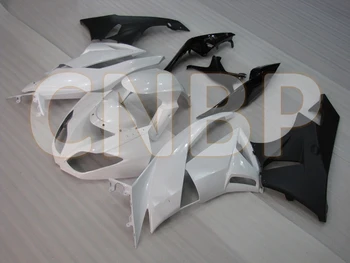 

for Kawasaki Zx6r 2009 - 2012 Fairings Ninja Zx-6r 2010 White Black Fairings for Kawasaki Zx6r 2011 Bodywork