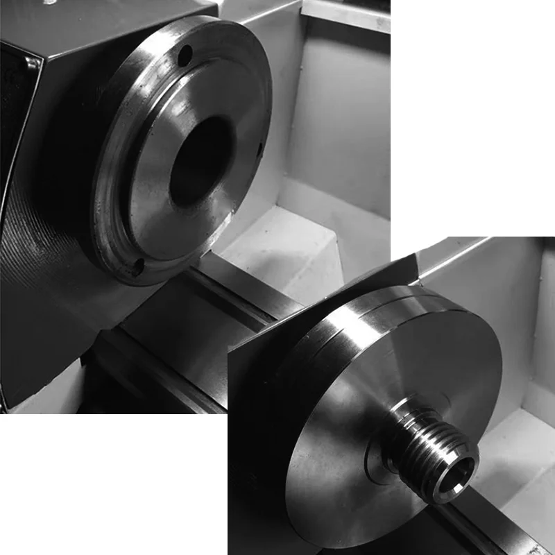 Metalworking Lathe Flange to Woodworking Spindle Thread, M33*3.5, 1 Inch 8 Teeth, Wood Spinning Transition Disk