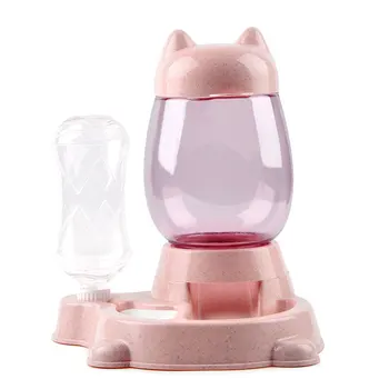 

2-in-1 Pet Automatic Feeder Dog Cat Food Dispenser Water Drinking Bowl Pets Feeding Dispenser For Cats Small Dogs Pet Supplies