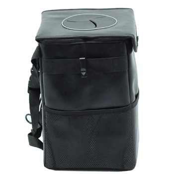 

Car Trash Bag Storage Bucket Waterproof Litter Garbage Bag Organizer Capacity Black Dustbin Storage Can 12L Hanging Oxford Cloth