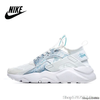 

STUSSY Nike Air Huarache Run Premium 4th generation Wallace retro Women's running shoes Size 36-39 875868-003