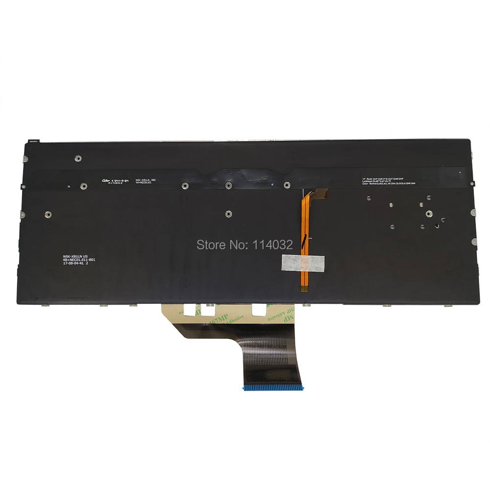 Teclado Retroiluminado para Laptop para hp Spectre Eua Inglês it Italiano hp Spectre X360 13w 13-aw Ae000 13-w030 W010 13-ad000 13-ad 9z.necbq.20e - Imagem 4