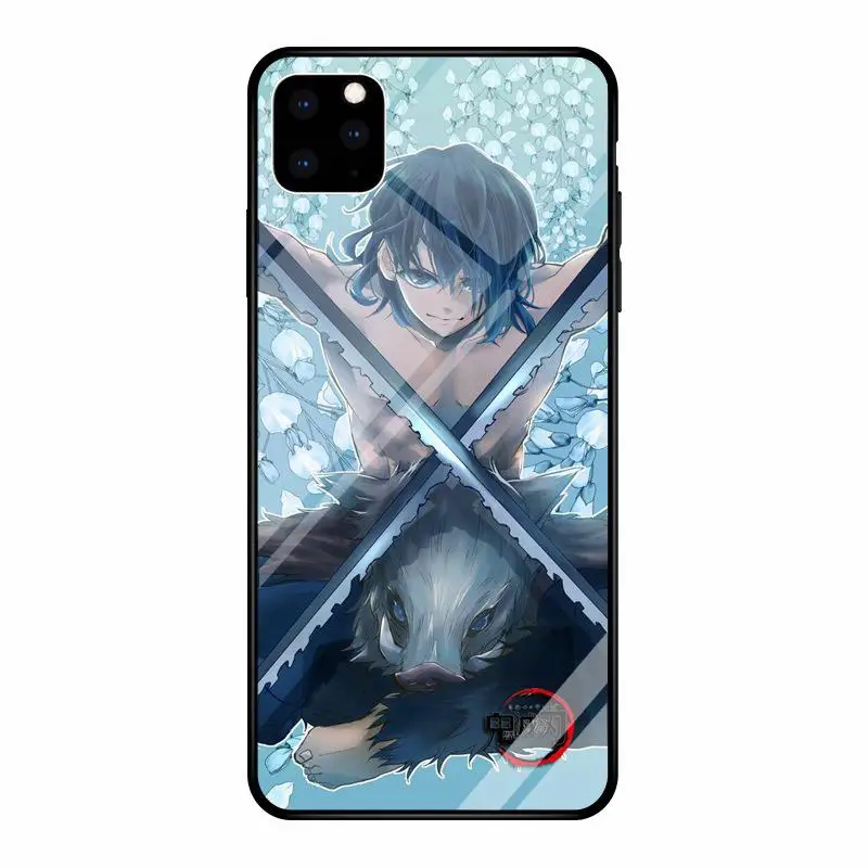 Демон убийца: Kimetsu без Yaiba лезвие призрак уничтожения для iphone 6 7 8 11 xsmax чехол - Цвет: Золотой