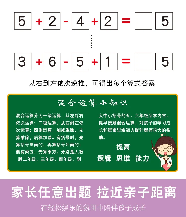 Смешанный расчет Быстрый расчет создатель+/-рот вычисления детей Начальная школа детский сад сплоченность Математика мышление