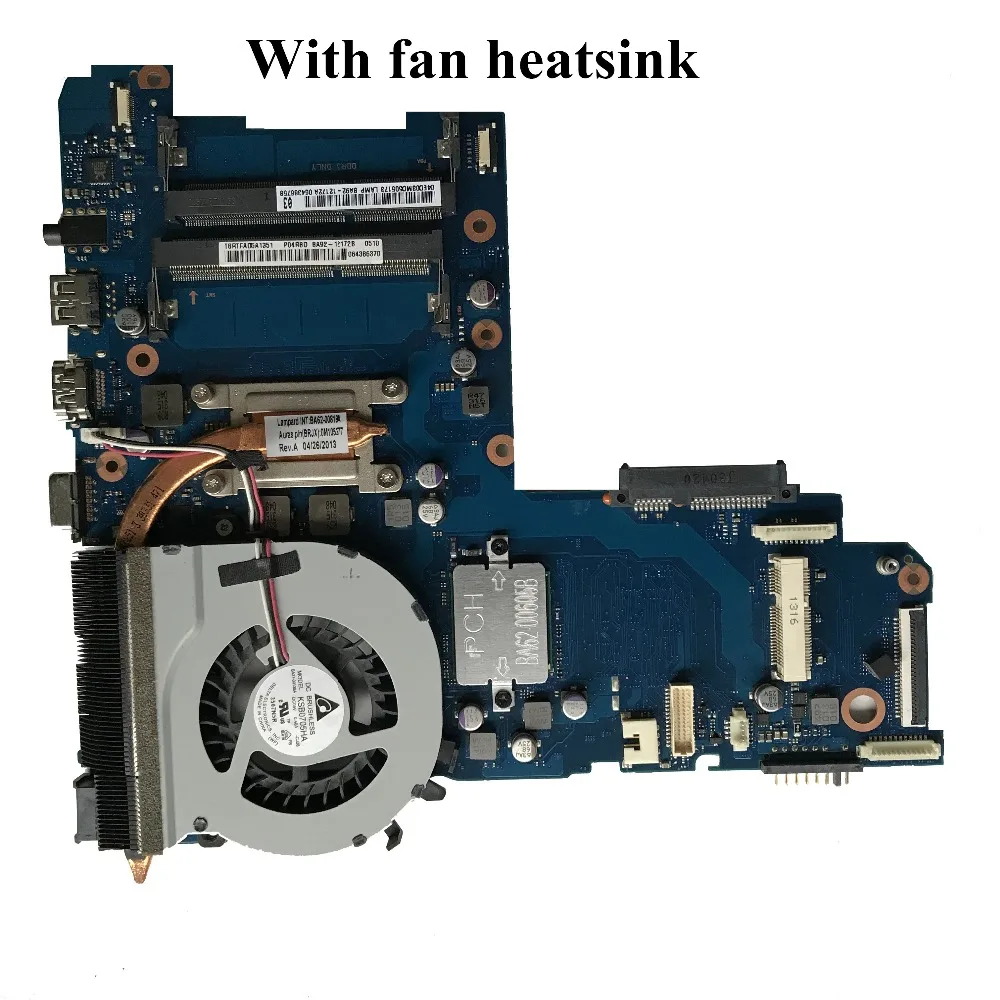 

For Samsung NP-300E5E NP270E5E Laptop Motherboard i3-3120m HM75 DDR3 BA92-12172A With HeatSink