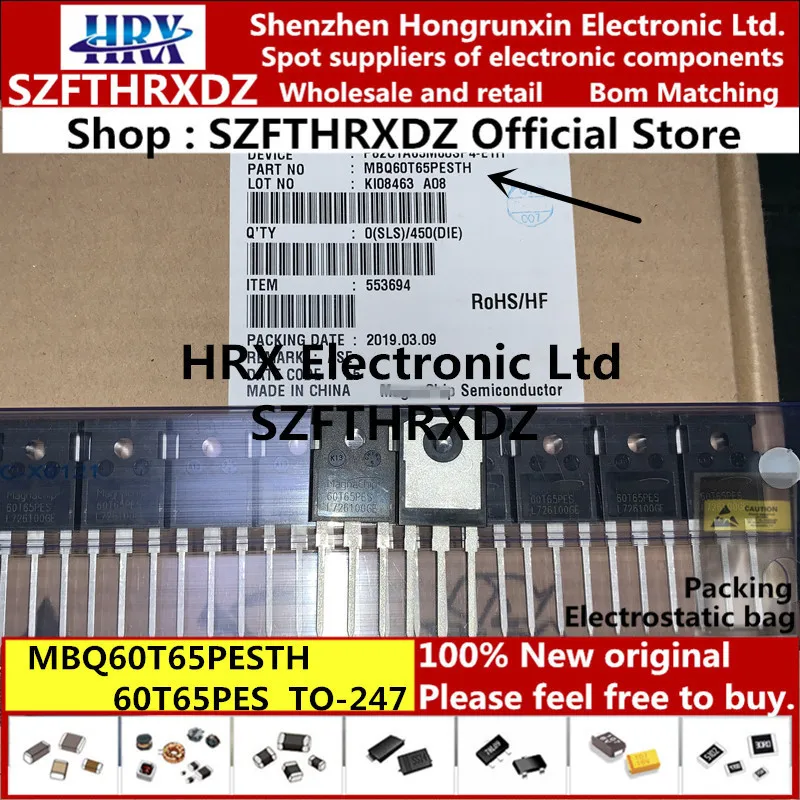 60T65PES-247 MBQ60T65PES TO247 MBQ60T65PESTH 60A 650V IGBT 30 шт./трубки