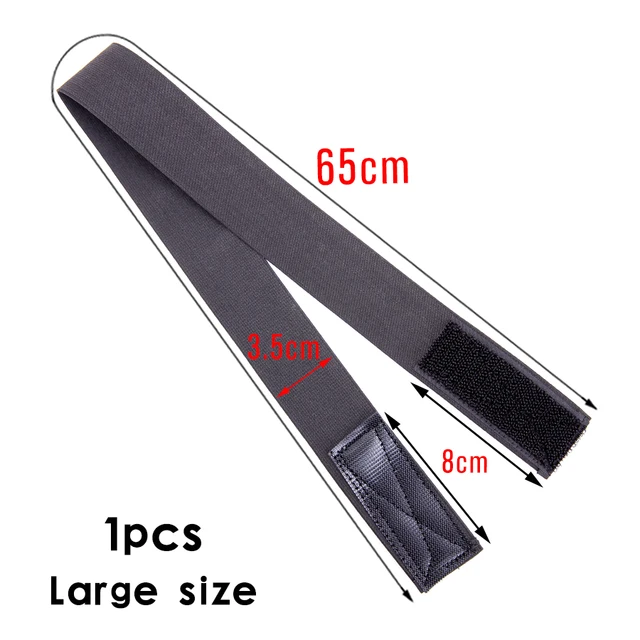 Aliader 1Pc Hair Elastic Band For Wigs With MagicTape Headband Edge Laying Scarf Edge Wraps For Fixed Lace Wigs Elastic Headband 3.5cm 65cm 1pcs