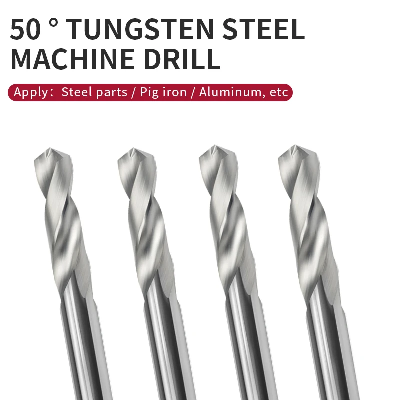 Solid Carbide twist drill M8.5 for hard metal. 