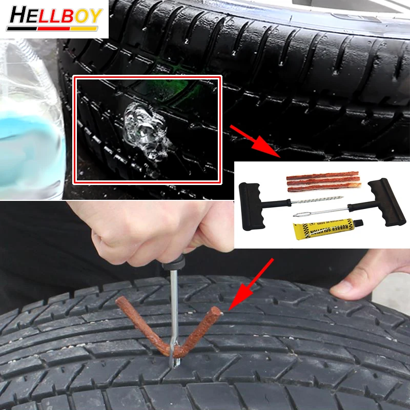 

Car Tire Plug Repair Kit For AUDI A3 8V 8P A4 B7 B8 B9 A5 A6 C6 A7 A8 Q3 Q5 Q7 S1 S3 RS3 S4 RS4 Fix Flat Tyre Tool Accessories
