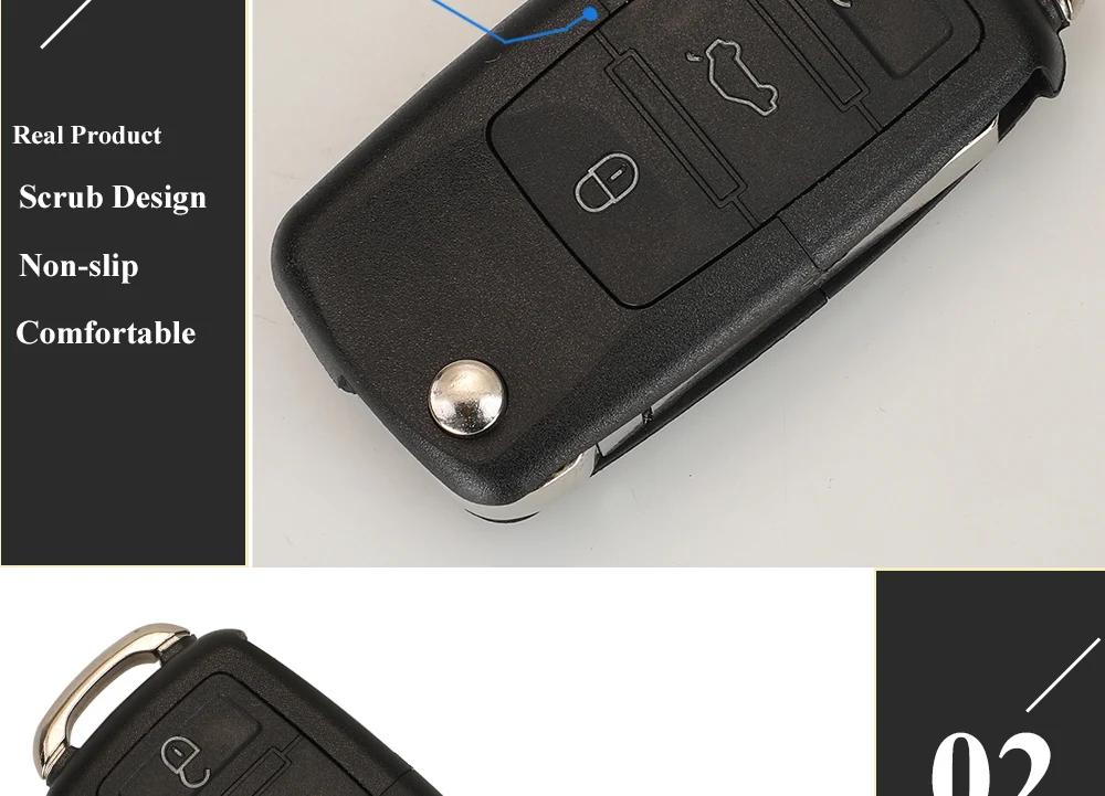 Keyforkess chiave a distanza dell'automobile per idid48 per VW PASSAT b5 b6 Skoda Fabia Octavia Fabia CADDY GOLF JETTA POLO - Hf2810a7ba5c14fe88342cdf7ce26da4aa