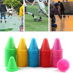 10 Pieces Of Agile Maker Ball Cone 7.8*8cm Roller Skating Obstacle Accessories For Whitewater Inline Skating Training Traff W7v6