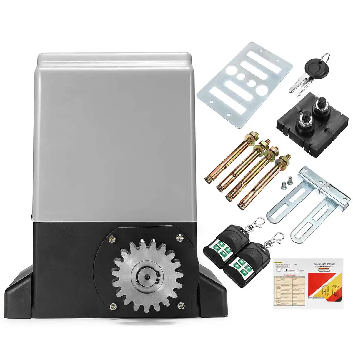 

600kg/1000kg/1500kg Automatic Electric Sliding Gate Motor Opener Villa Electric Door Electric Gate Opener+2 Remote Controller