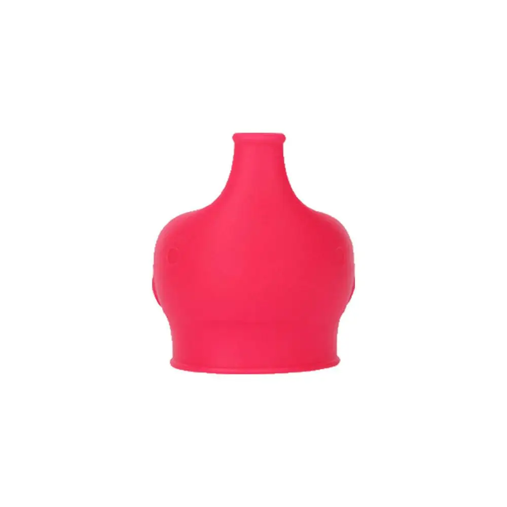 Silion материал Детская Бутылочка из нержавеющей стали чашки для малышей и детей с силиконовым Сиппи чашки крышки твердые чашки для кормления - Цвет: Red